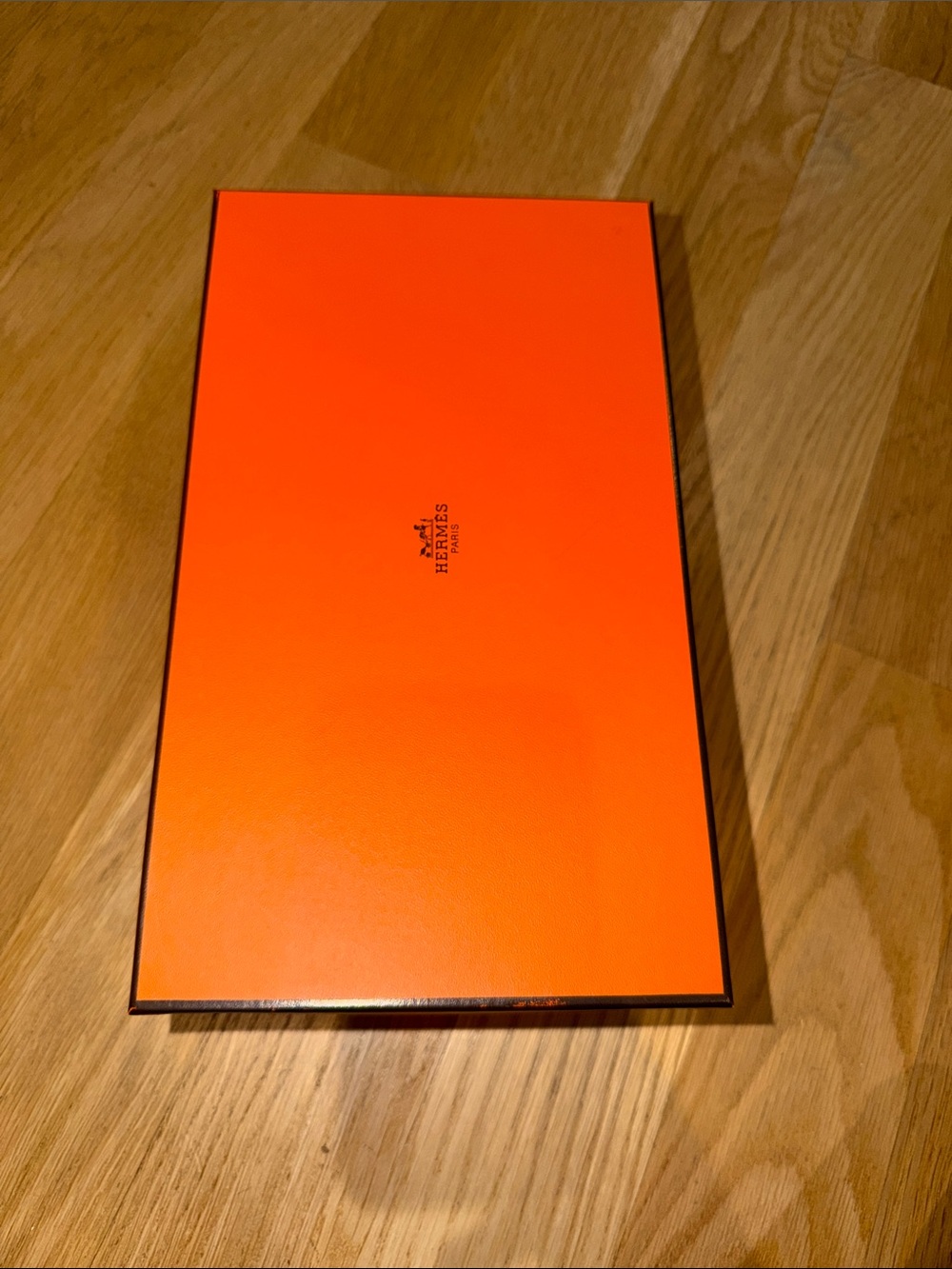Hermes Bright Orange Leather Tablet Sleeve